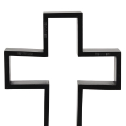 Półka Czarny Krucyfiks Krzyż